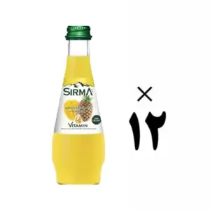 آب معدنی ویتامین دار آناناس سیرما 12 عددی