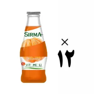 آب معدنی ویتامین دار نارنگی سیرما 12 عددی