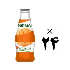 آب معدنی ویتامین دار نارنگی سیرما 24 عددی