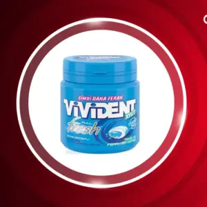 آدامس دراژه بشکه ای طعم نعنا ویویدنت Vivident