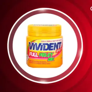 آدامس میوه ای مغز دار ویویدنت 90 گرم Vivident