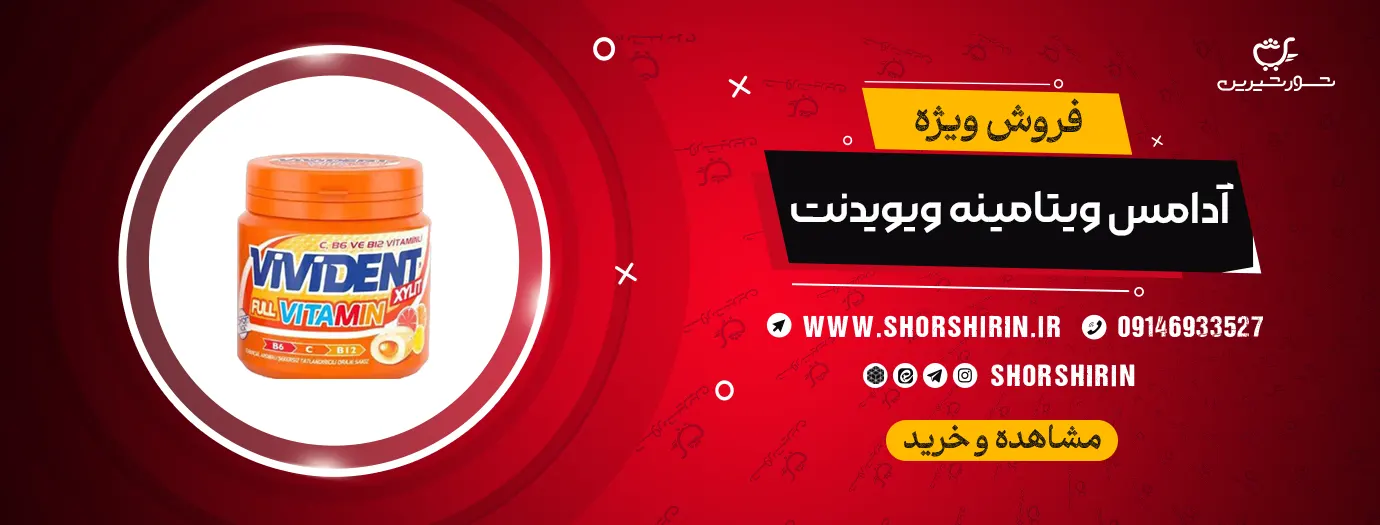 خرید آدامس ویتامینه ویویدنت