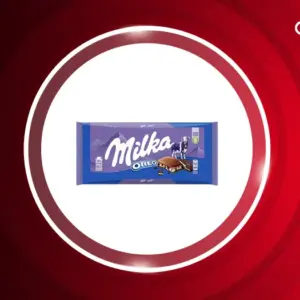 شکلات با طعم بیسکوییت اورئو میلکا Mika Oreo