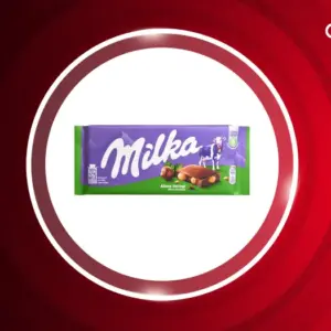 شکلات شیر فندوقی 90 گرمی میلکا Milka